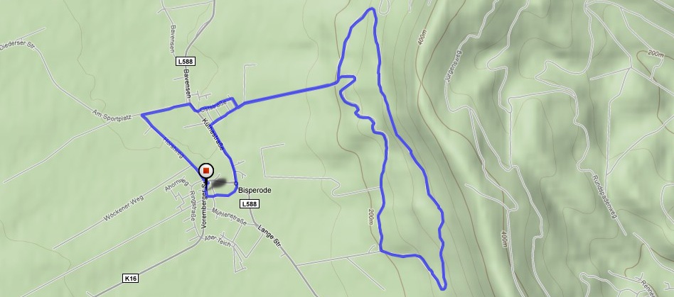 Route des Ith-Berglauf
