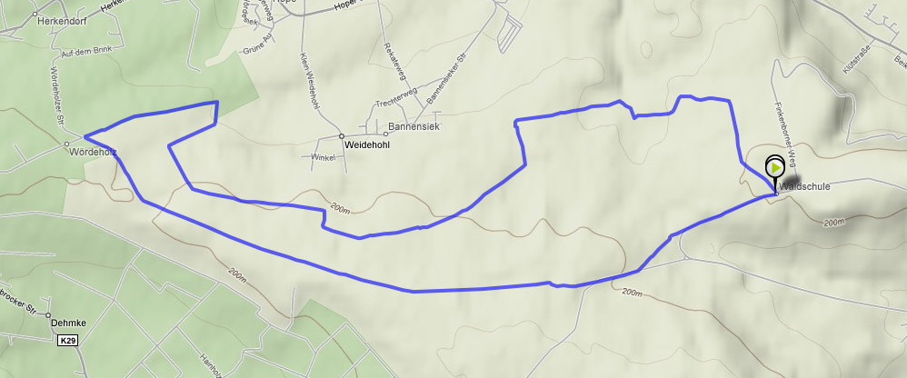Route des Winterlaufs (runmap.net)